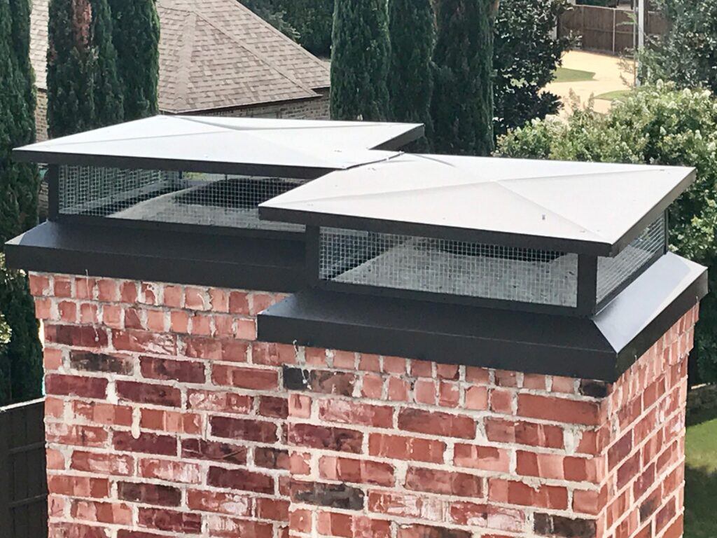 Gas fireplace installation in a Dallas-Fort Worth home