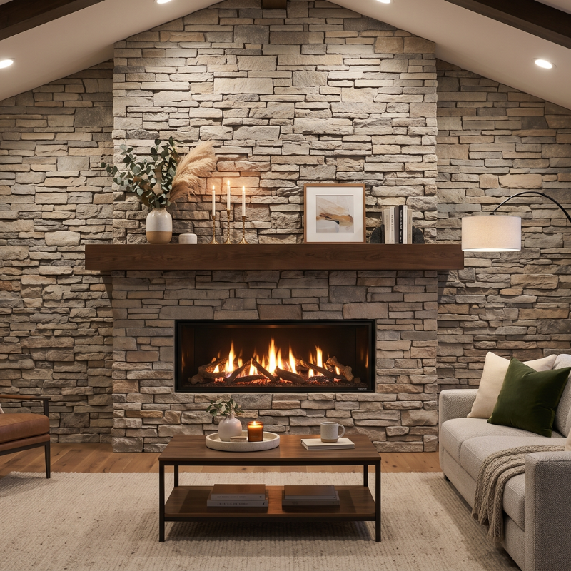 Chimney masonry rebuild in Plano TX